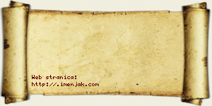 Isidora Vunić vizit kartica